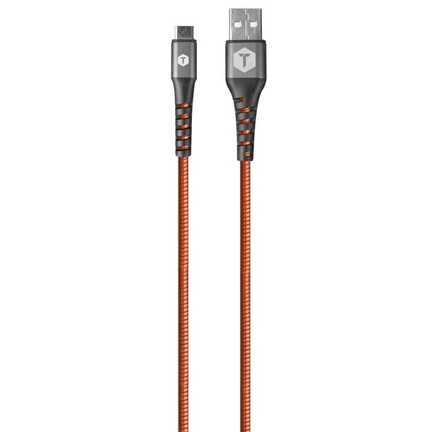 ToughTested Heavy Duty Coiled USB 2.0 Type-A to USB Type-C Cable-10 Gray ToughTested Heavy Duty Coiled USB 2.0 Type-A to USB Type-C Cable-10 Gray